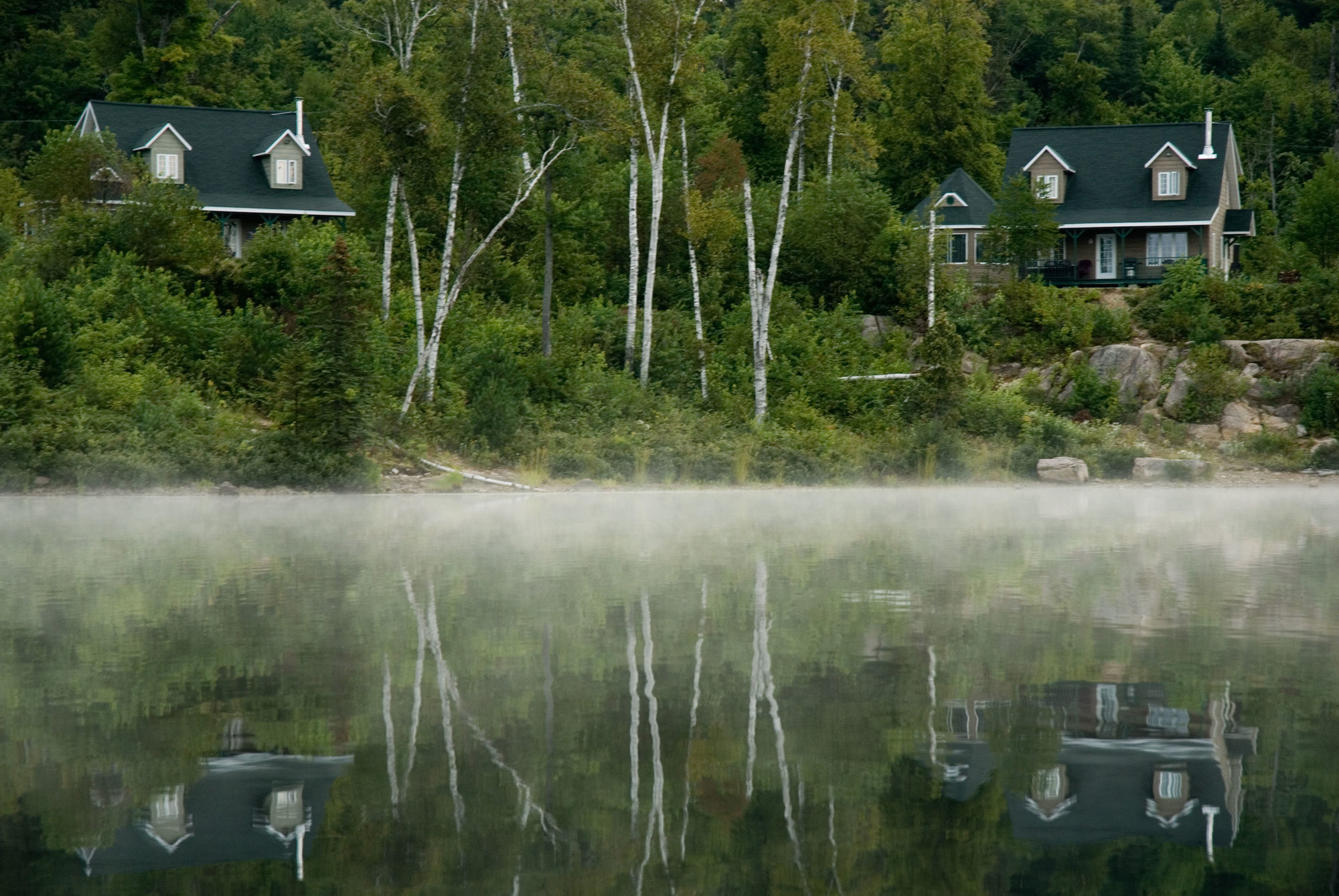 Pourvoirie Du Lac Blanc Saint-Alexis-des-Monts Exterior photo
