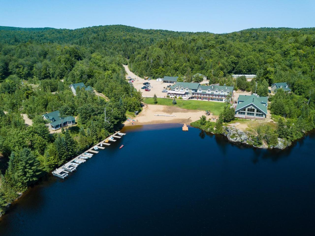 Pourvoirie Du Lac Blanc Saint-Alexis-des-Monts Exterior photo